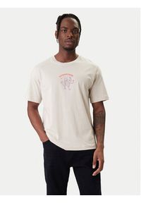 Jack & Jones T-Shirt Spongebob 12286631 Beżowy Relaxed Fit. Kolor: beżowy. Materiał: bawełna #9