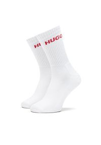 Hugo - HUGO Skarpety długie 50510187 Biały. Kolor: biały. Materiał: bawełna #3