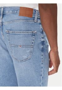 Tommy Jeans Szorty jeansowe Ryan DM0DM21855 Niebieski Slim Fit. Kolor: niebieski. Materiał: bawełna
