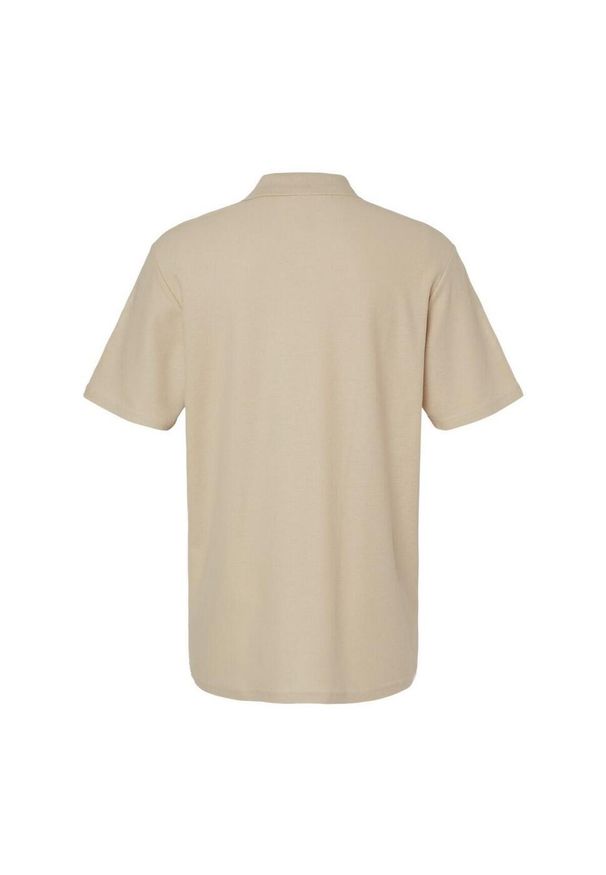 GILDAN - Koszulka Polo Dla Dorosłych Unisex Softstyle Pique. Typ kołnierza: polo. Kolor: beżowy