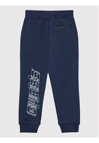 Guess Spodnie dresowe L2YQ15 KA3P1 Granatowy Regular Fit. Kolor: niebieski. Materiał: bawełna #3