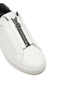 MICHAEL Michael Kors Sneakersy Keaton Zip Slip On 43R5KEFP1L Biały. Zapięcie: bez zapięcia. Kolor: biały. Materiał: skóra #5