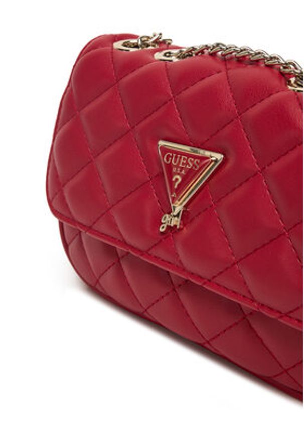 Guess Torebka J5YZ17 WGT10 Czerwony. Kolor: czerwony. Materiał: skórzane