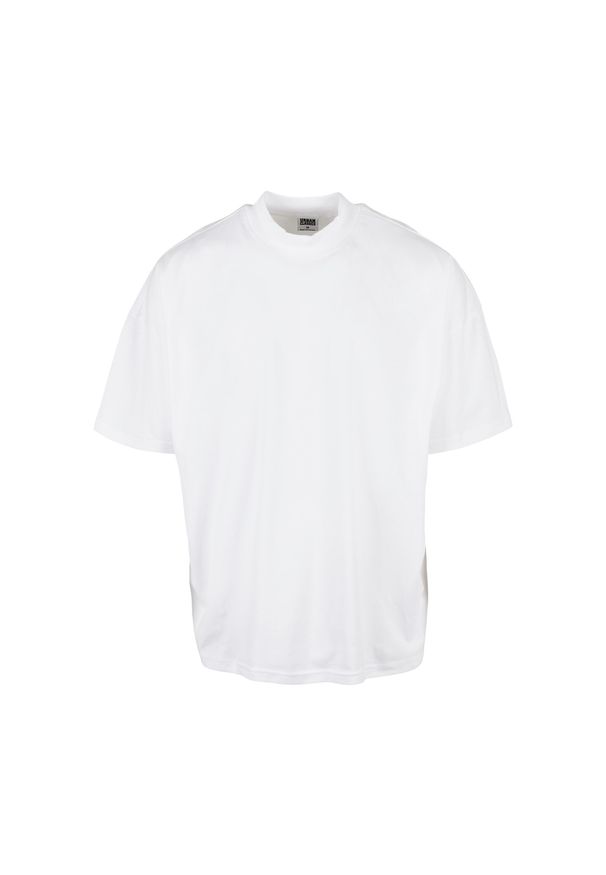 Koszulka Urban Classics oversized mock neck. Kolor: biały