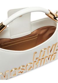 Love Moschino - LOVE MOSCHINO Torebka JC4248PP0OKE110A Biały. Kolor: biały. Materiał: skórzane #6