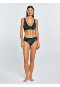 Big-Star - Góra od kostiumu kąpielowego w kropki czarna Morra 907. Kolor: czarny. Wzór: kropki #4