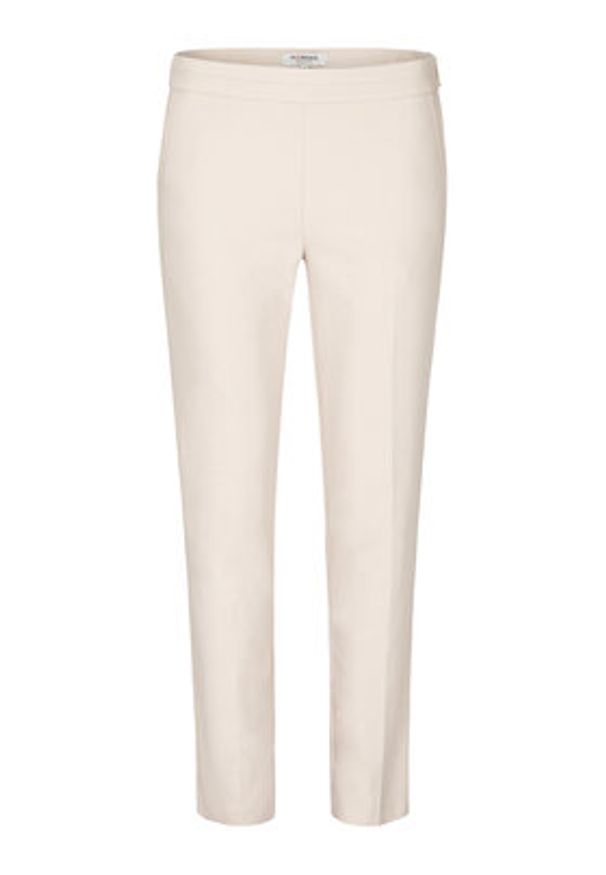 Morgan Spodnie materiałowe 211-PROSY.F Beżowy Slim Fit. Kolor: beżowy. Materiał: materiał, syntetyk