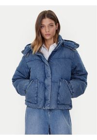 Levi's® Kurtka puchowa Western Bubble 003MD-0000 Niebieski Relaxed Fit. Kolor: niebieski. Materiał: bawełna