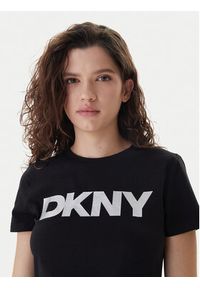 DKNY Sport T-Shirt DP5T9923 Czarny Regular Fit. Kolor: czarny. Materiał: bawełna. Styl: sportowy #2