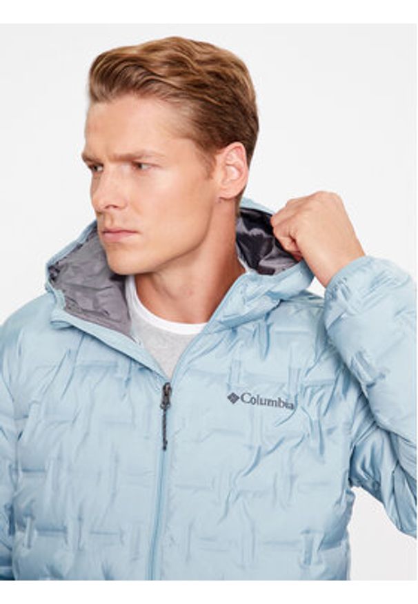 columbia - Columbia Kurtka puchowa Delta Ridge™ 1875892 Błękitny Regular Fit. Kolor: niebieski. Materiał: syntetyk