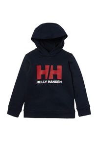 Bluza z kapturem z logo dziecka Helly Hansen. Typ kołnierza: kaptur. Kolor: niebieski #1
