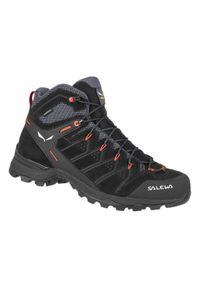 Buty trekkingowe Salewa Alp Mate mid Imperméable. Wysokość cholewki: za kostkę. Zapięcie: sznurówki. Kolor: szary, czarny, wielokolorowy, pomarańczowy. Materiał: syntetyk, materiał. Szerokość cholewki: normalna. Sport: turystyka piesza #1