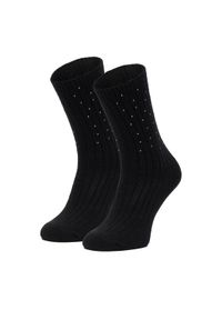 Nine West Skarpety długie CEO_LA_NW_17636_W_AW25 (1-PACK) Czarny. Kolor: czarny. Materiał: poliamid, nylon #1