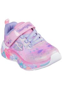 skechers - Adidasy Skechers Eternal Heart Lights, Dzieci. Okazja: na uczelnię. Kolor: różowy. Materiał: materiał. Model: Skechers Sport. Sport: joga i pilates