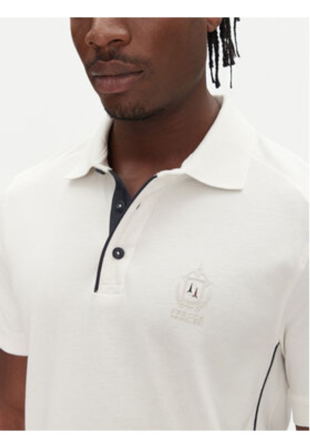 Aeronautica Militare Polo 251PO1868P347 Écru Regular Fit. Typ kołnierza: polo. Materiał: bawełna