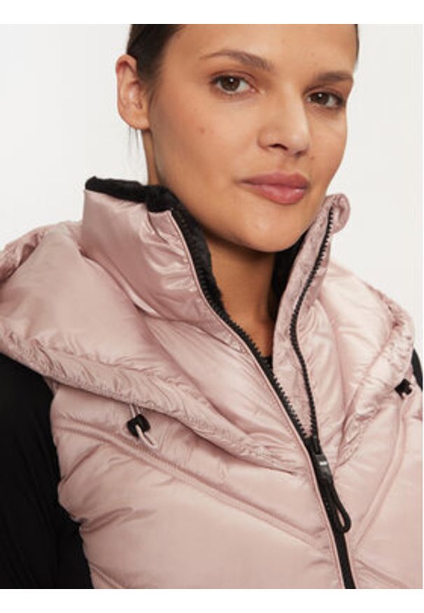 DKNY Bezrękawnik DP4V3157 Różowy Regular Fit. Kolor: różowy. Materiał: syntetyk. Długość rękawa: bez rękawów