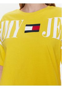 Tommy Jeans T-Shirt Archive DW0DW15459 Żółty Oversize. Kolor: żółty. Materiał: bawełna #5