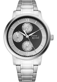 Zegarek Pierre Ricaud Zegarek męski Pierre Ricaud P97239.5164QF srebrny. Kolor: srebrny #1