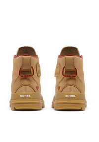 sorel - Sorel Sneakersy SCOUT N ABOUT™ Men's Mid Sneaker 2125971 Brązowy. Kolor: brązowy. Materiał: materiał