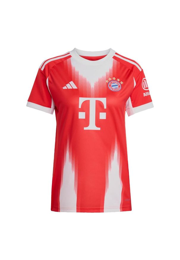 Adidas - Koszulka FC Bayern 25/26 Home. Kolor: czerwony. Sport: piłka nożna