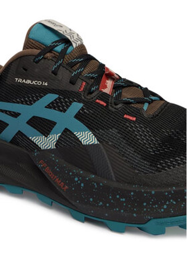 Asics Buty do biegania Trabuco 14 Gtx 1011C165 Czarny. Kolor: czarny. Materiał: mesh