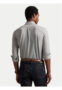 Polo Ralph Lauren Koszula 710654408 Szary Regular Fit. Typ kołnierza: polo. Kolor: szary. Materiał: bawełna #5