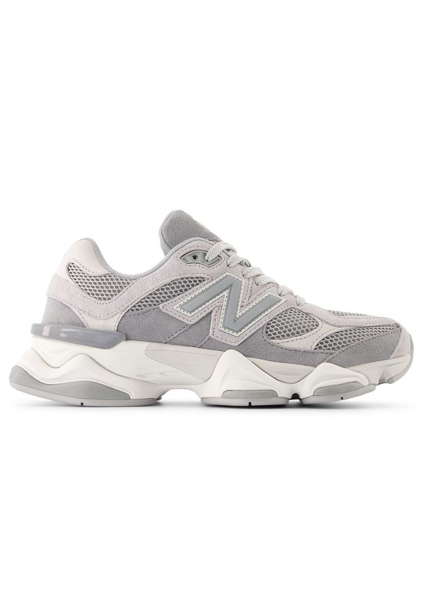 Buty unisex New Balance U9060ERD – szare. Kolor: szary. Materiał: skóra, materiał, guma, syntetyk. Szerokość cholewki: normalna. Sport: turystyka piesza