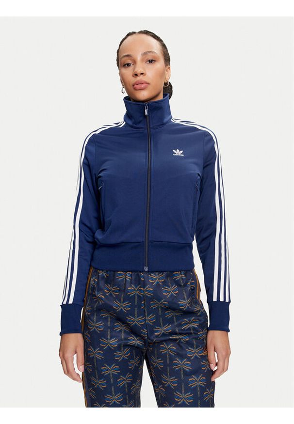 Adidas - adidas Bluza adicolor Classics Firebird IY2191 Granatowy Regular Fit. Kolor: niebieski. Materiał: syntetyk