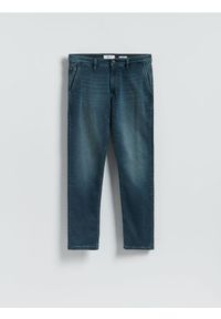 Reserved - Jeansy slim fit z efektem sprania - indigo jeans
