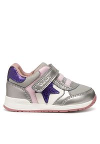 Sneakersy Geox. Kolor: srebrny