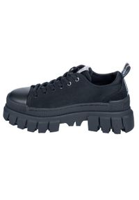 Buty do chodzenia damskie Palladium Revolt LO TX. Zapięcie: sznurówki. Kolor: czarny. Materiał: guma, materiał, tkanina, syntetyk. Szerokość cholewki: normalna. Sport: turystyka piesza
