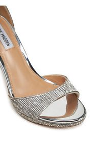 Steve Madden Sandały Evers-R SM11003541 Srebrny. Kolor: srebrny. Materiał: materiał #5