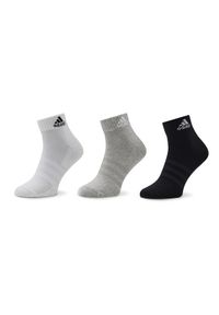 Adidas - adidas Zestaw 3 par niskich skarpet unisex Cushioned Sportswear IC1281 Kolorowy. Kolor: szary. Wzór: kolorowy #1