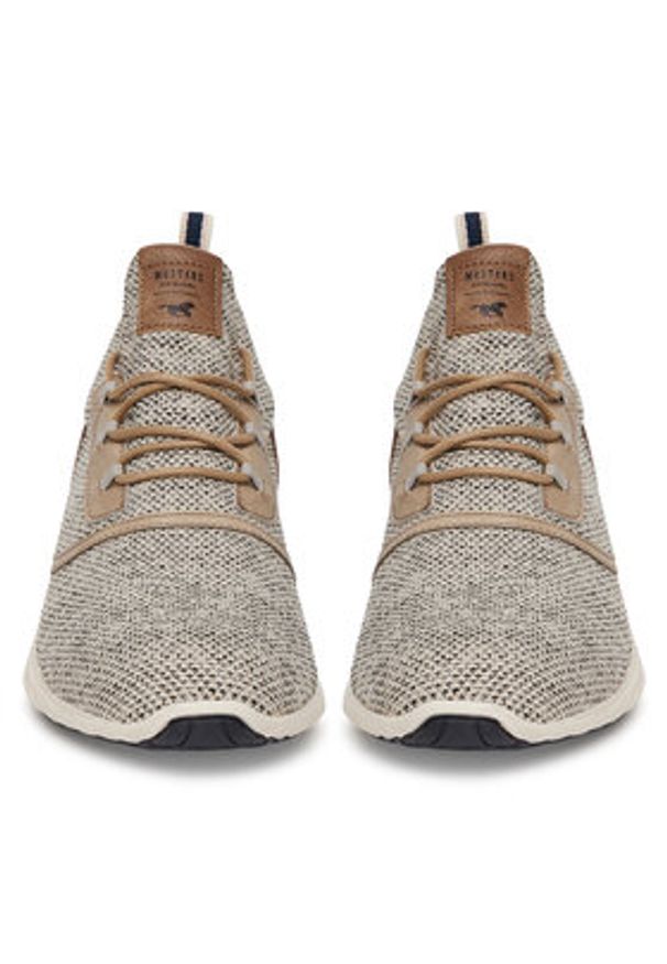 Mustang Sneakersy 4132-311 Beżowy. Kolor: beżowy. Materiał: materiał