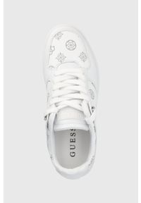 Guess sneakersy BALLINN kolor biały. Nosek buta: okrągły. Zapięcie: sznurówki. Kolor: biały. Materiał: guma #3