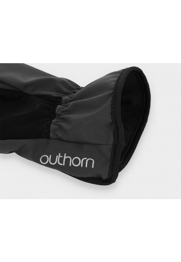 outhorn - Rękawiczki sportowe softshell. Materiał: softshell