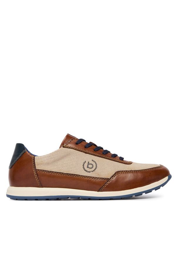 Sneakersy Bugatti. Kolor: brązowy