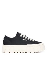 Sneakersy Tommy Jeans. Kolor: czarny. Wzór: motyw zwierzęcy. Obcas: na platformie #1
