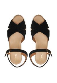 Geox Espadryle D Gelsa Low D45NGC 00022 C9999 Czarny. Kolor: czarny. Materiał: zamsz, skóra #4
