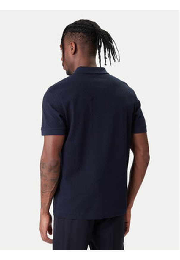 JOOP! Polo Roni 10100056 30100501 Granatowy Regular Fit. Typ kołnierza: polo. Kolor: niebieski. Materiał: bawełna