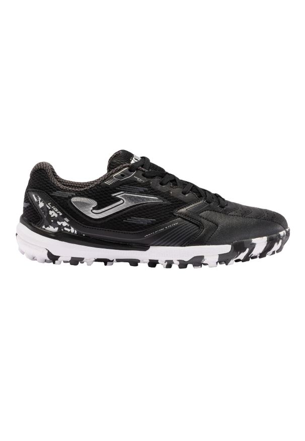 Buty piłkarskie męskie Joma Ligw2401tf. Kolor: biały, czarny, wielokolorowy. Materiał: materiał, syntetyk. Szerokość cholewki: normalna. Sport: piłka nożna