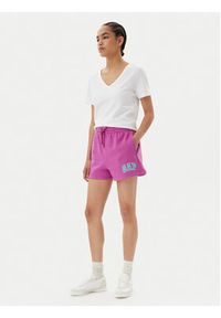 GAP - Gap Szorty sportowe 769323-07 Różowy Regular Fit. Kolor: różowy. Materiał: bawełna