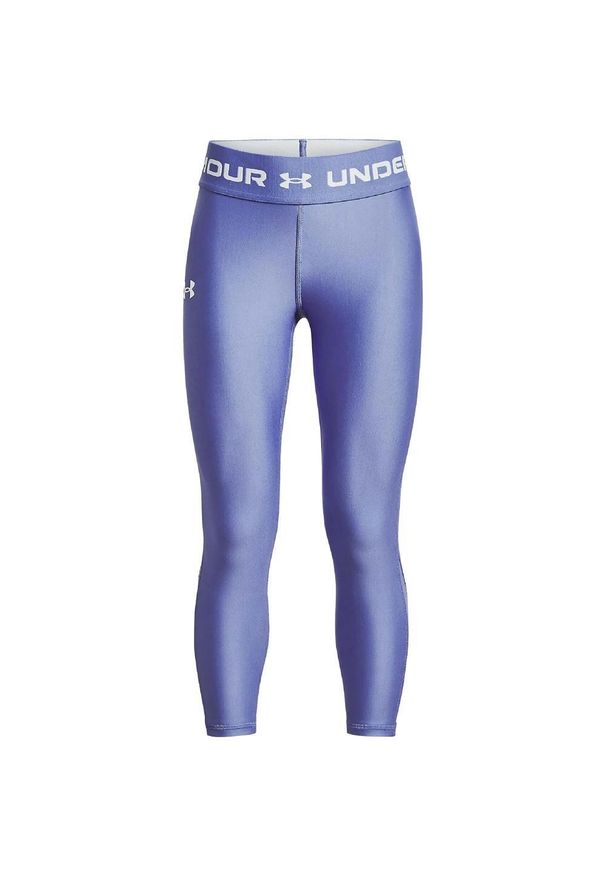 Legginsy dziewczęce Under Armour Ankle Crop. Kolor: niebieski