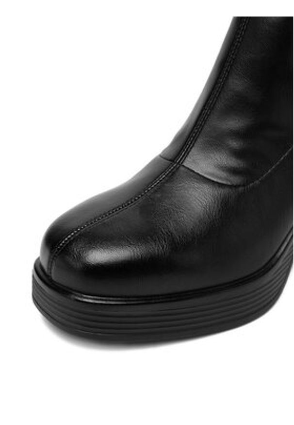 Jenny - JENNY Botki CEO-HY58560S-1 Czarny. Kolor: czarny. Materiał: syntetyk, materiał
