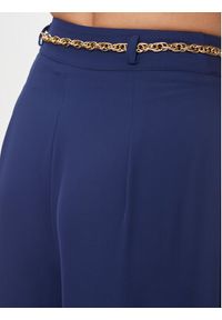 Rinascimento Spodnie materiałowe CFC0117462003 Granatowy Wide Fit. Kolor: niebieski. Materiał: syntetyk #5