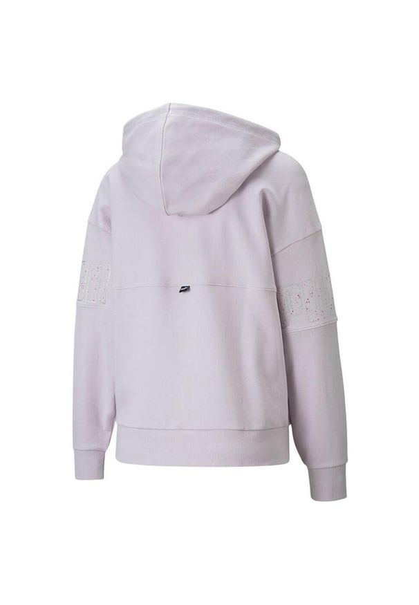 Puma - Damska Bluza Z Kapturem Stardust. Typ kołnierza: kaptur. Kolor: fioletowy