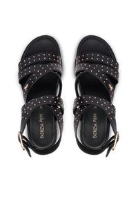 Patrizia Pepe Sandały PPJ397.31 Czarny. Kolor: czarny. Materiał: skóra #4