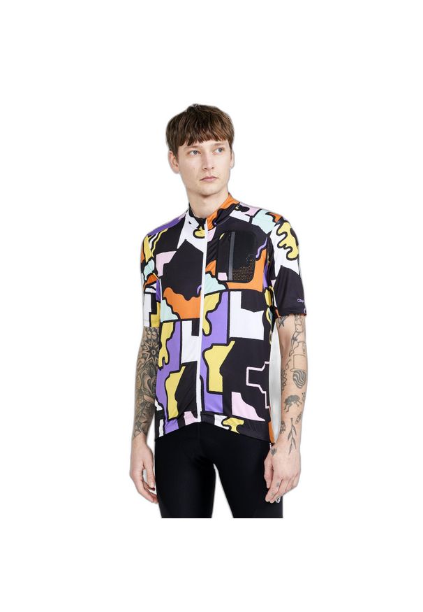 Jersey Craft adv bike offroad. Kolor: pomarańczowy. Materiał: jersey. Sport: kolarstwo