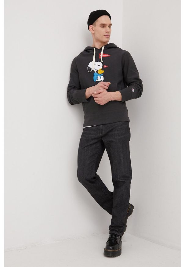 Superdry jeansy męskie. Kolor: szary