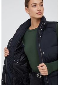 Woolrich bezrękawnik puchowy damski kolor czarny zimowy. Okazja: na co dzień. Kolor: czarny. Materiał: puch. Długość rękawa: bez rękawów. Sezon: zima. Styl: casual #2